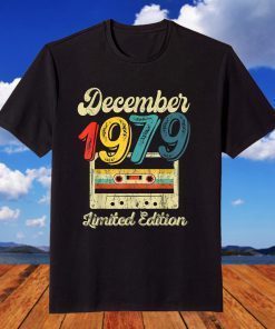 December 1979 Cassette Tape 42nd Birthday Decoration T-Shirt