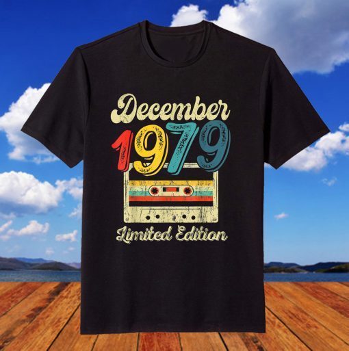 December 1979 Cassette Tape 42nd Birthday Decoration T-Shirt