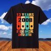 13 Year Old Vintage 2008 Limited Edition 13th Birthday T-Shirt