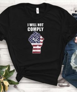 Defiant Patriot Conservative Medical Freedom Flag Unisex Shirt