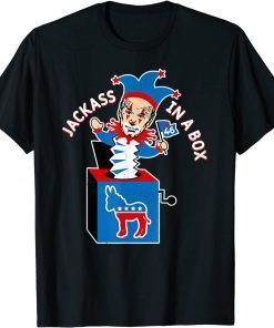 Donkey Biden Box Not My President Anti Biden Political Clown Unisex Shirt