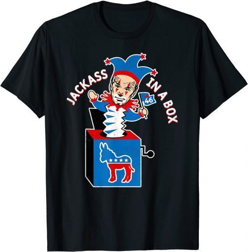 Donkey Biden Box Not My President Anti Biden Political Clown Unisex Shirt