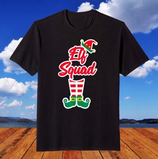 Elf Squad Family Matching Christmas T-Shirt