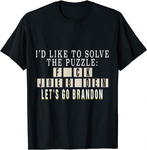 F Joe Biden Let's Go Brandon Chant Gift Shirt