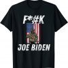 F Joe Biden US Soldier and American Flag Gift T-Shirt