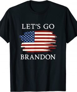 FJB Let's Go Brandon Chant Usa Flag Unisex Shirt