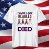 Fauci Puppies Beagle Dogs Pro USA Sarcasm Anti Fauci Biden Limited T-Shirt