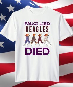 Fauci Puppies Beagle Dogs Pro USA Sarcasm Anti Fauci Biden Limited T-Shirt