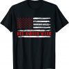 Flag USA Vintage We Wear Red For Red Ribbon Week Awareness Gift Shirt