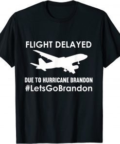 Flight Delayed Due To Hurricane Brandon Lets go Brandon Classic Shirt