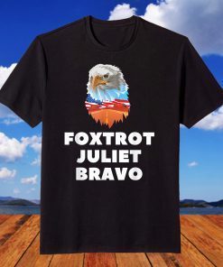 Foxtrot Juliet Bravo Anti Biden, Eagle USA Pro America Unisex T-Shirt