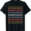 Joe Biden Won Just-Go-Brandon Retro Rainbow Classic Shirt