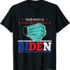 Political Joke Mask Is As Useless As Biden Sarcastic Limited T-Shirt