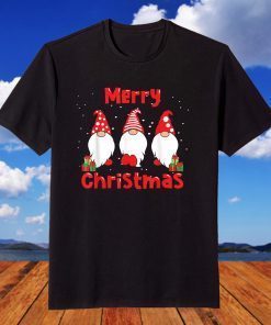 Gnomes Merry Christmas Pajama Family Matching T-Shirt