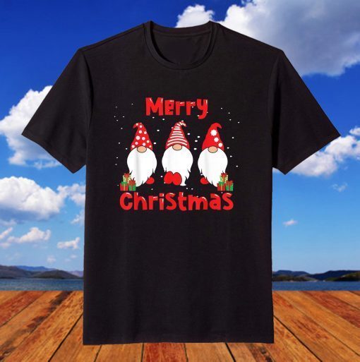 Gnomes Merry Christmas Pajama Family Matching T-Shirt