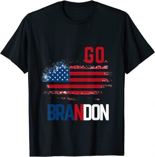 Go Brandon American Flag T-Shirt