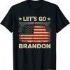 Gun American Flag Patriots Let's Go Brandon Unisex T-Shirt
