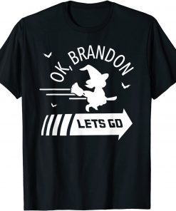 Halloween Ok Brandon Lets Go Cute Speedy Witch Unisex Shirt