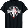 Halloween Skeleton Ribcage Zombie Costume Unisex Shirt