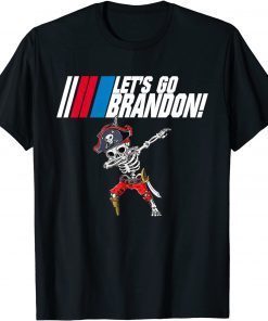 Halloween dabbing skeleton, Let’s Go, Brandon Anti Biden Gift Shirt