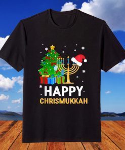 Happy Chrismukkah Funny Hanukkah And Christmas 2021 T-ShirtHappy Chrismukkah Funny Hanukkah And Christmas 2021 T-Shirt