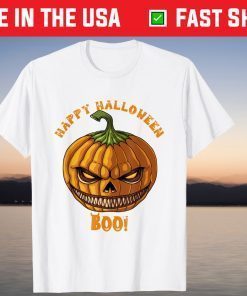 Happy halloween Is Boo Sheet Halloween Ghost Pumpkin T-Shirt