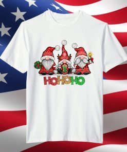 Ho Ho Ho Merry Christmas Santa Claus Gnome Reindeer Holidays T-Shirt