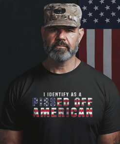 I Identify As A Pissed Off American Unisex Shirt