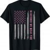 In October We Wear Pink Ribbon Flag Breast Cancer Awareness Limited Shirt