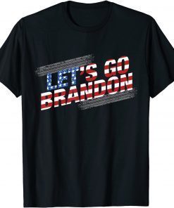 Joe Biden Let's Go Brandon Us Flag Unisex Shirt