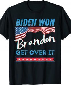 Joe Biden Won Go Brandon Retro Distressed T-Shirt