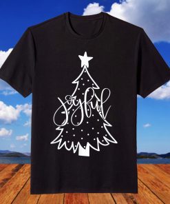 Joyful Christmas Tree, Merry Joyful Christmas 2021 T-Shirt
