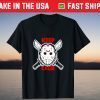 Keep Calm Horror Character Wearing A Mark Collab T-Shirt