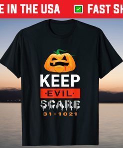 Keep Halloween Scare - Halloweener Pumpkin Prisoner Costume T-Shirt