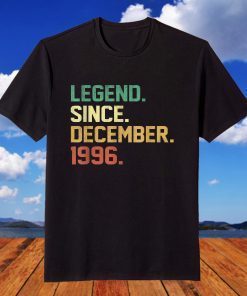 Legend Since December 1996 25 Year Old 25th Birthday T-Shirt