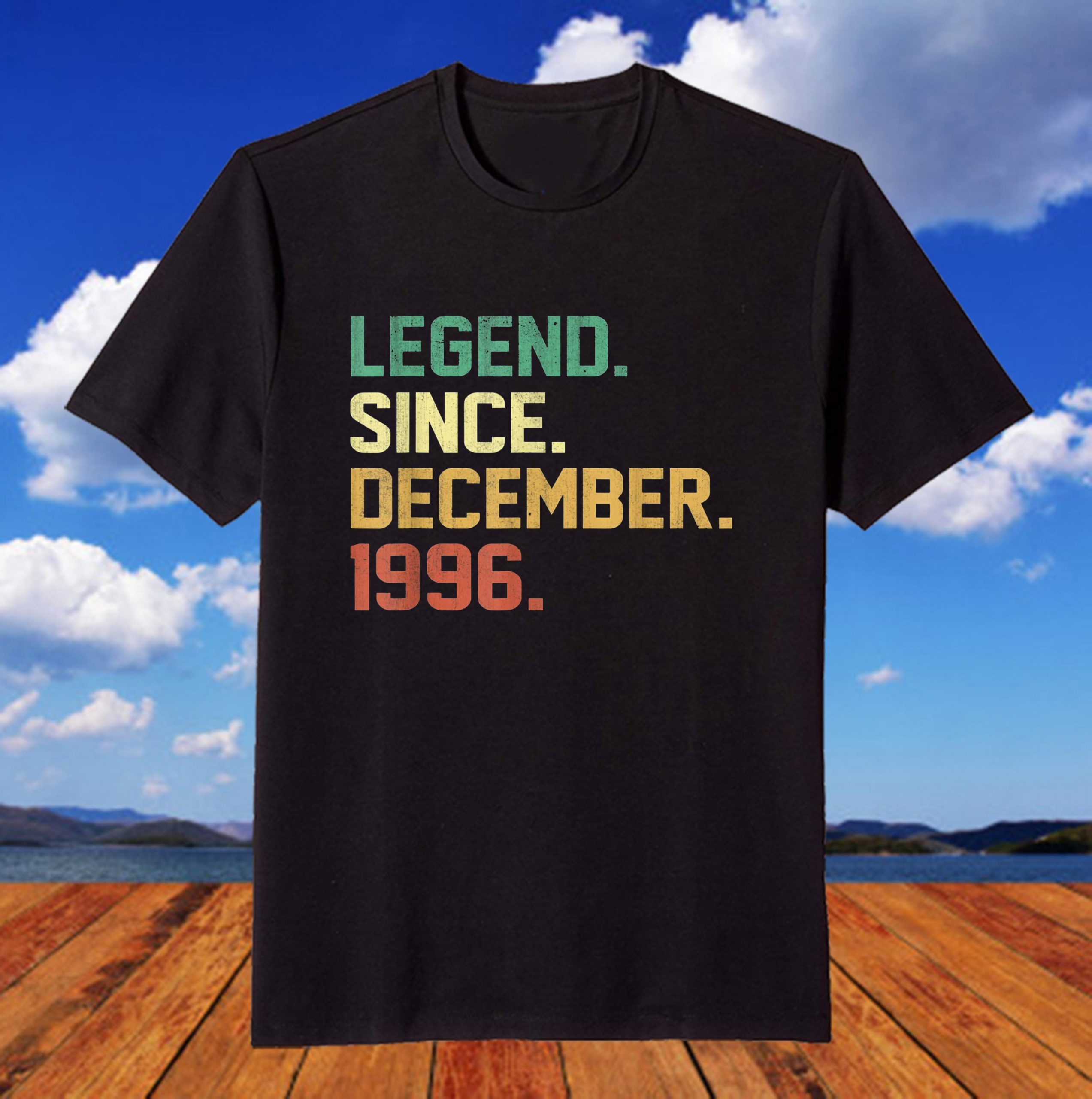 Legend Since December 1996 25 Year Old 25th Birthday T-Shirt Legend Since December 1996 25 Year Old 25th Birthday T-Shirt