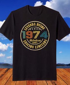 Legend since 1974 47th Birthday T-Shirt
