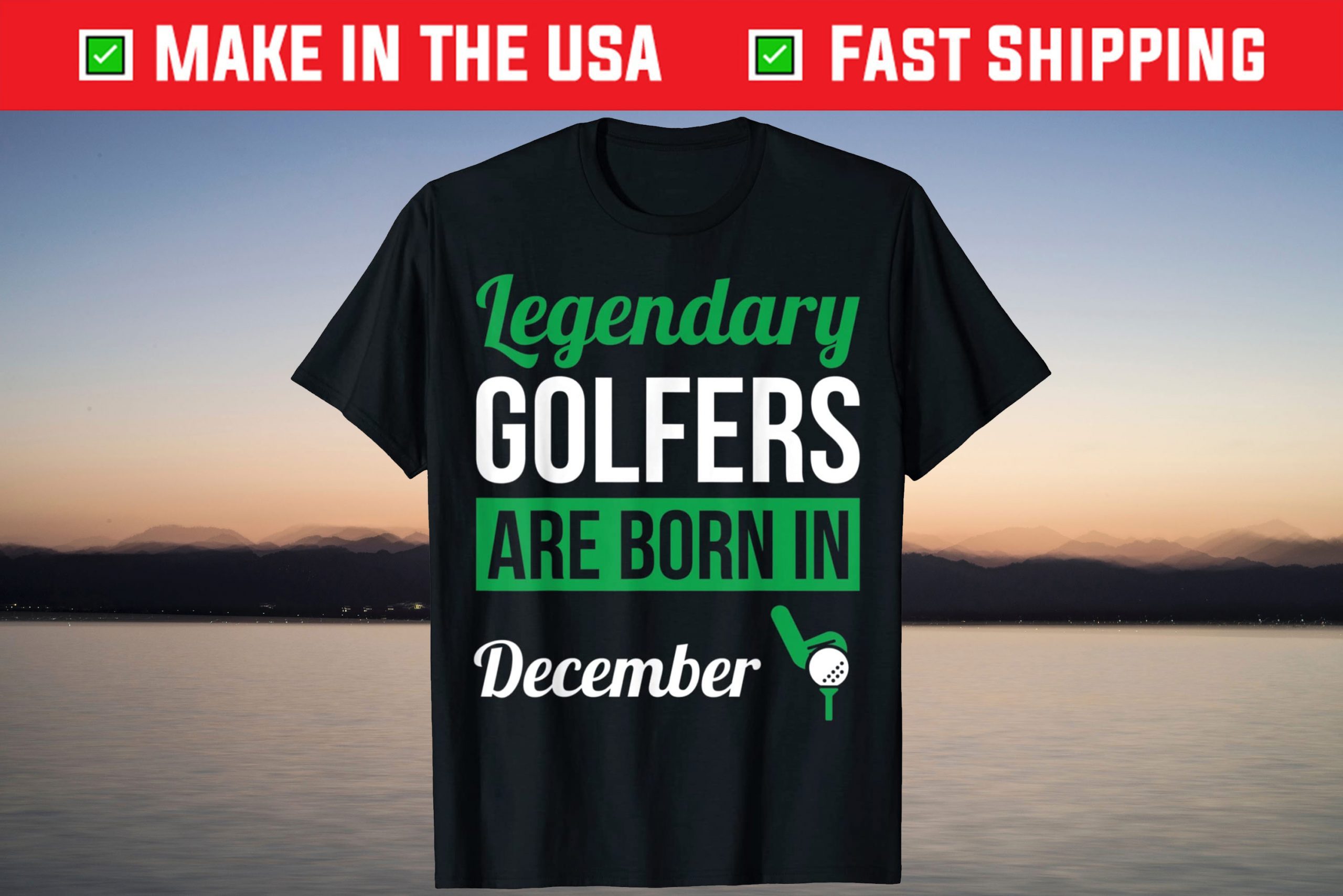 Legendary Golfers Are Born In December Golf T-Shirt Legendary Golfers Are Born In December Golf T-Shirt