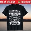 Legends Were Born In November 1958 63Th Birthday T-Shirt