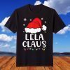 Lela Claus Family Matching Lela Claus Tee Shirt