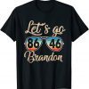 Lets Go Brandon 8646 Retro American Flag Impeach Biden 2021 Shirt