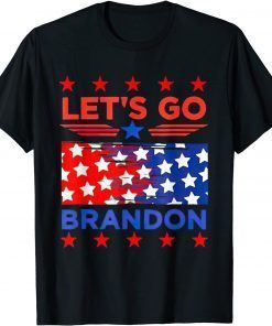 Lets Go Brandon American Flag Biden Chant Gift Shirt