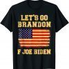 Lets Go Brandon American Flag F Joe Biden Limited T-Shirt