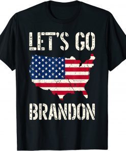 Let's Go Brandon American Flag FJB Unisex Shirt