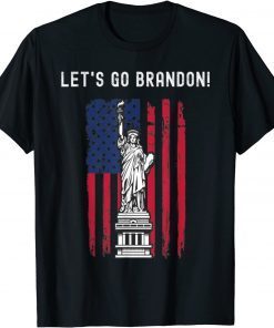 Let's Go Brandon American Flag Impeach 46 Joe Biden 2021 Shirt