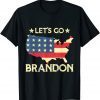 Let's Go Brandon American Flag Impeach 46 Gift Shirt