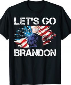 Let's Go Brandon American Flag Impeach Biden 46 Official Shirt