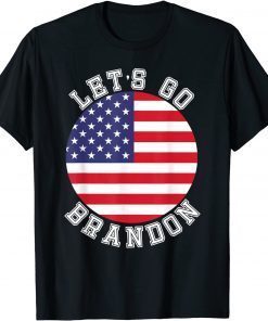Let's Go Brandon American Flag Impeach Biden Anti Liberal Gift Shirt