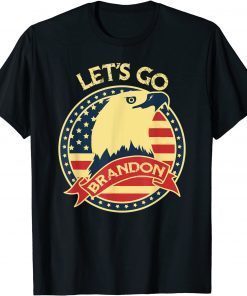 Let's Go Brandon American Flag Impeach Biden Meme Limited Shirt