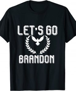 Let's Go Brandon American Flag Impeach Biden T-Shirt
